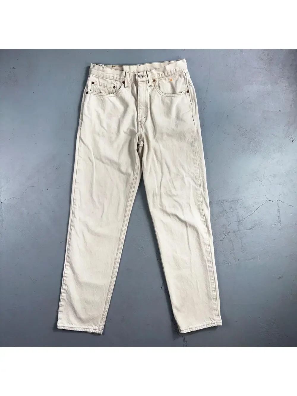 Levis 550 Vintage 90s USA Red Tab Jeans 32x34 White Wash 501 Act 30x32